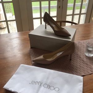 Jimmy Choo Nude Pump Heels Size 39.5